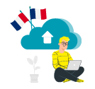 icône cloud français